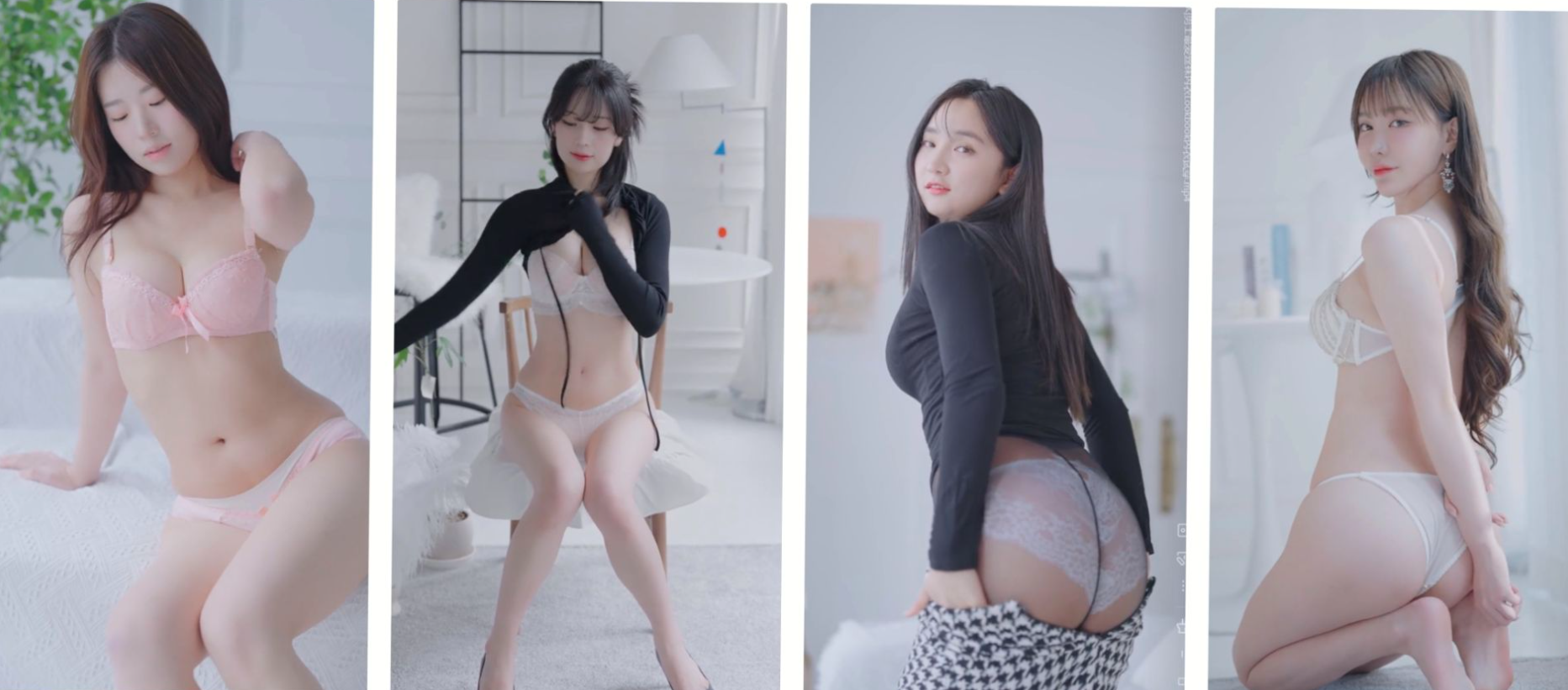 ❤️ 特别福利！韩国小姐姐模特/内衣/丝袜 试穿/换衣合集，4K超高清画质，共28GB