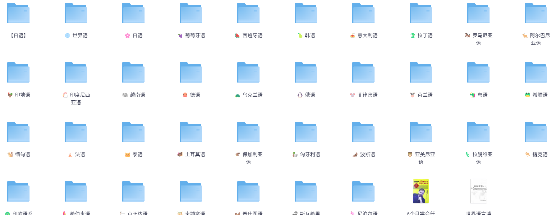 某鱼售价3999，37门小语种零基础学习资料合集，够你学一辈子了！